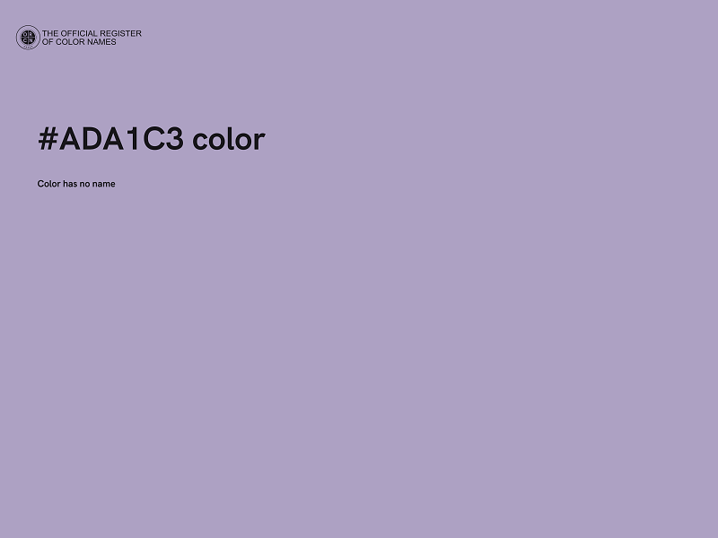 #ADA1C3 color image