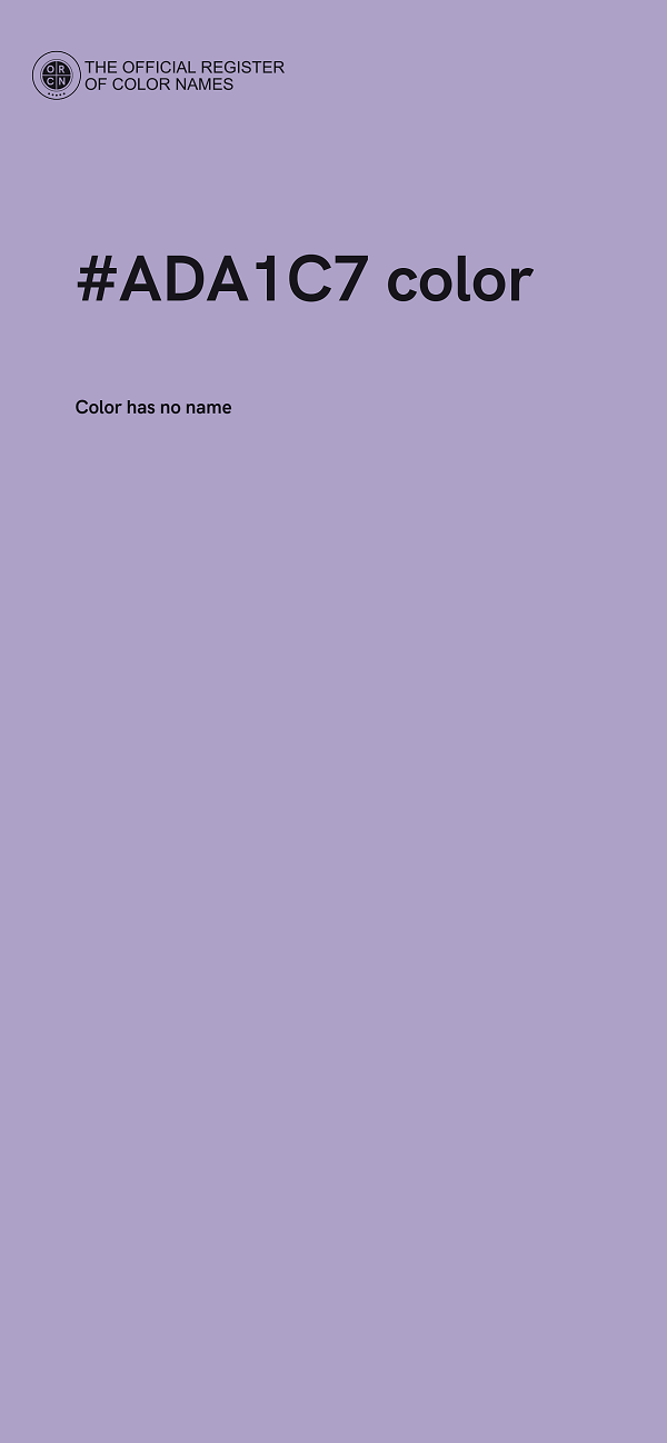 #ADA1C7 color image