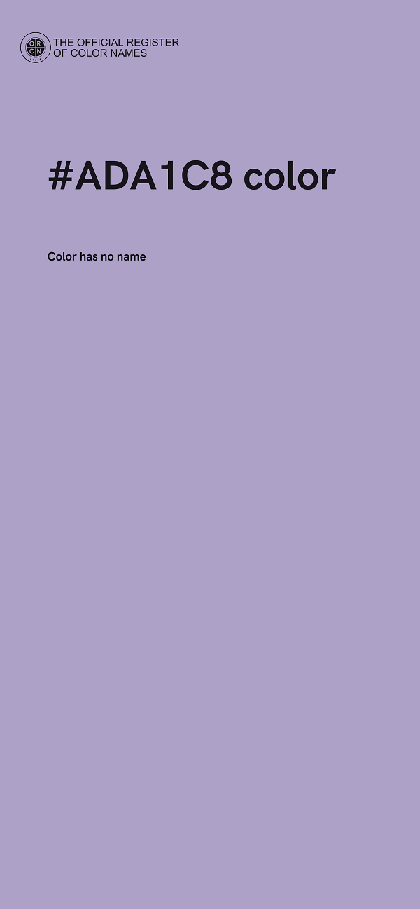 #ADA1C8 color image