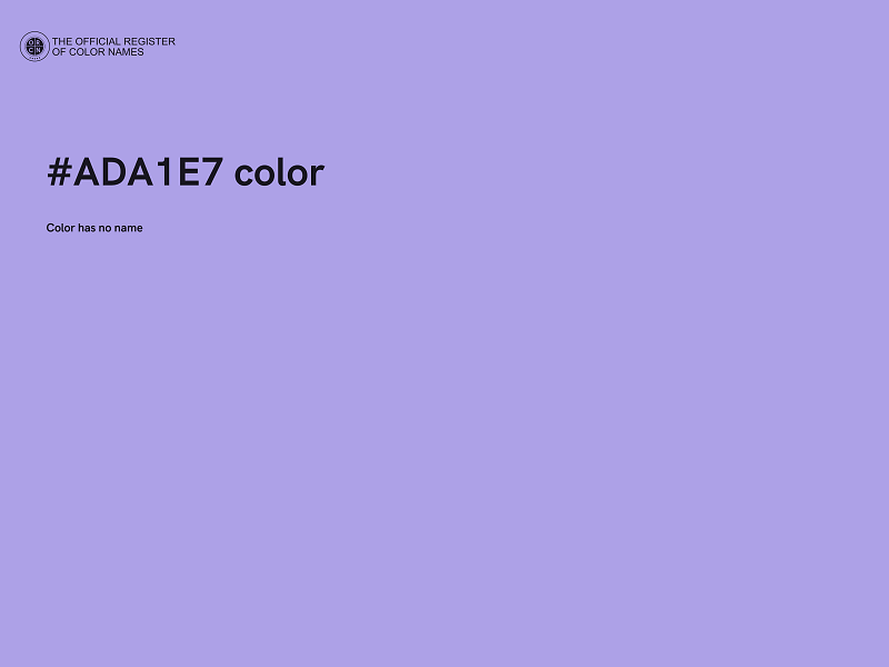 #ADA1E7 color image