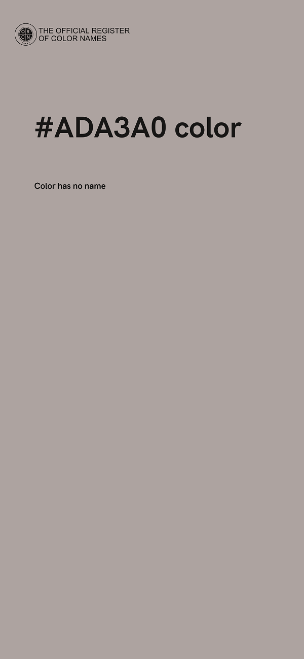 #ADA3A0 color image