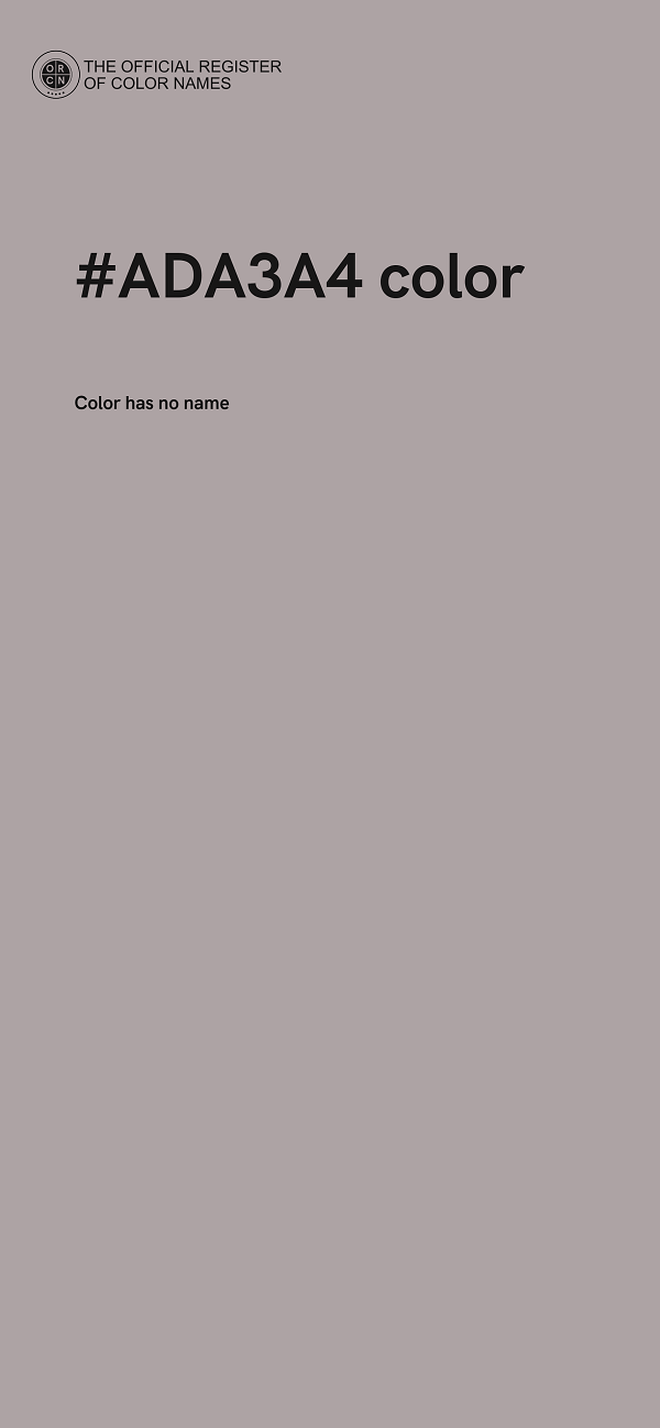 #ADA3A4 color image
