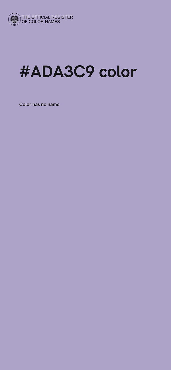 #ADA3C9 color image