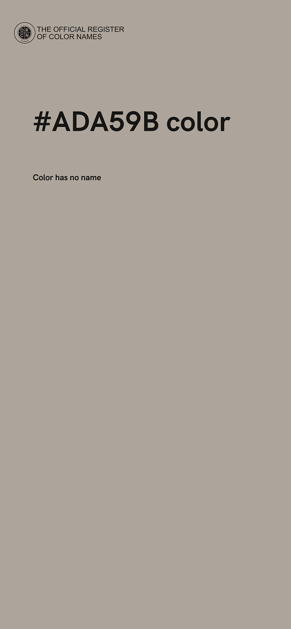#ADA59B color image