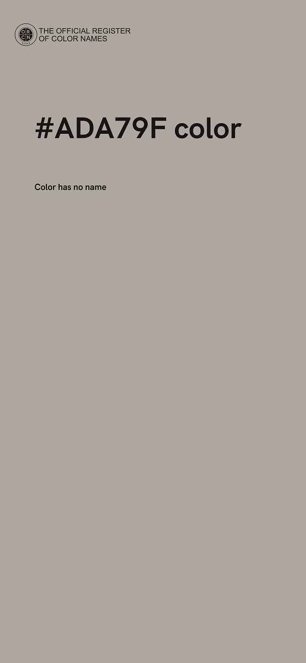#ADA79F color image