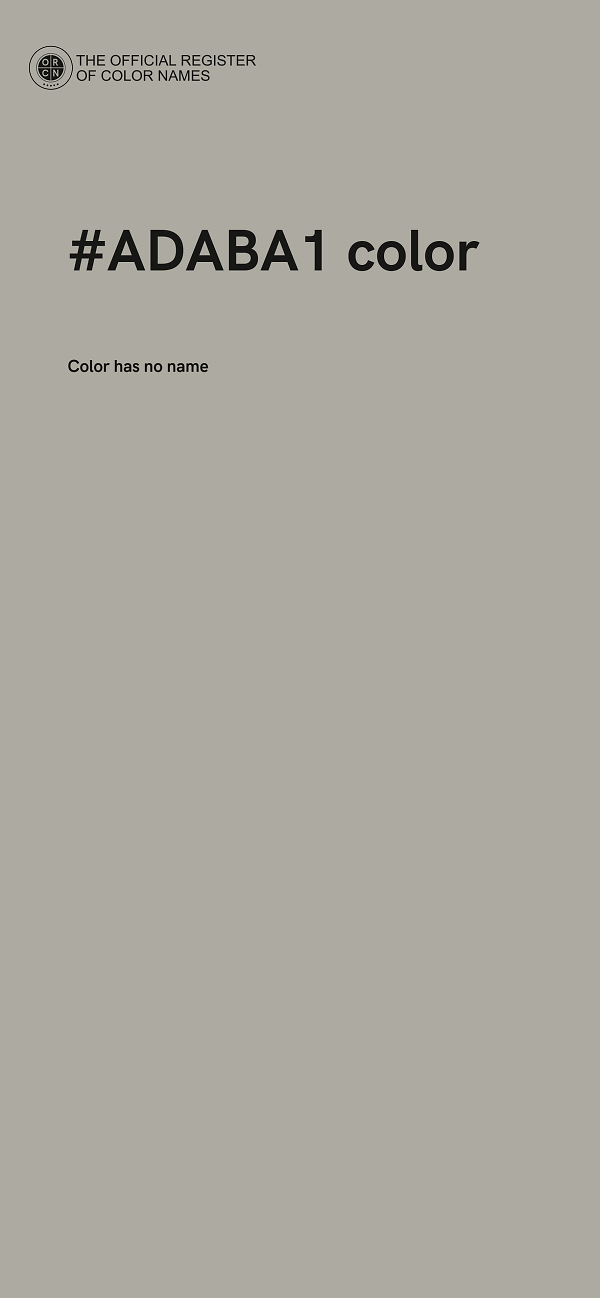 #ADABA1 color image