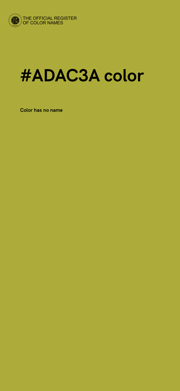 #ADAC3A color image