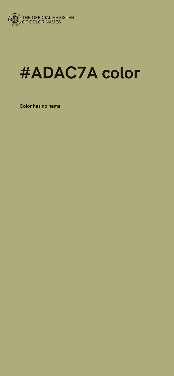 #ADAC7A color image