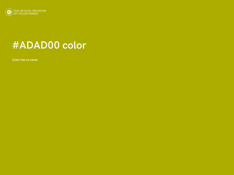 #ADAD00 color image