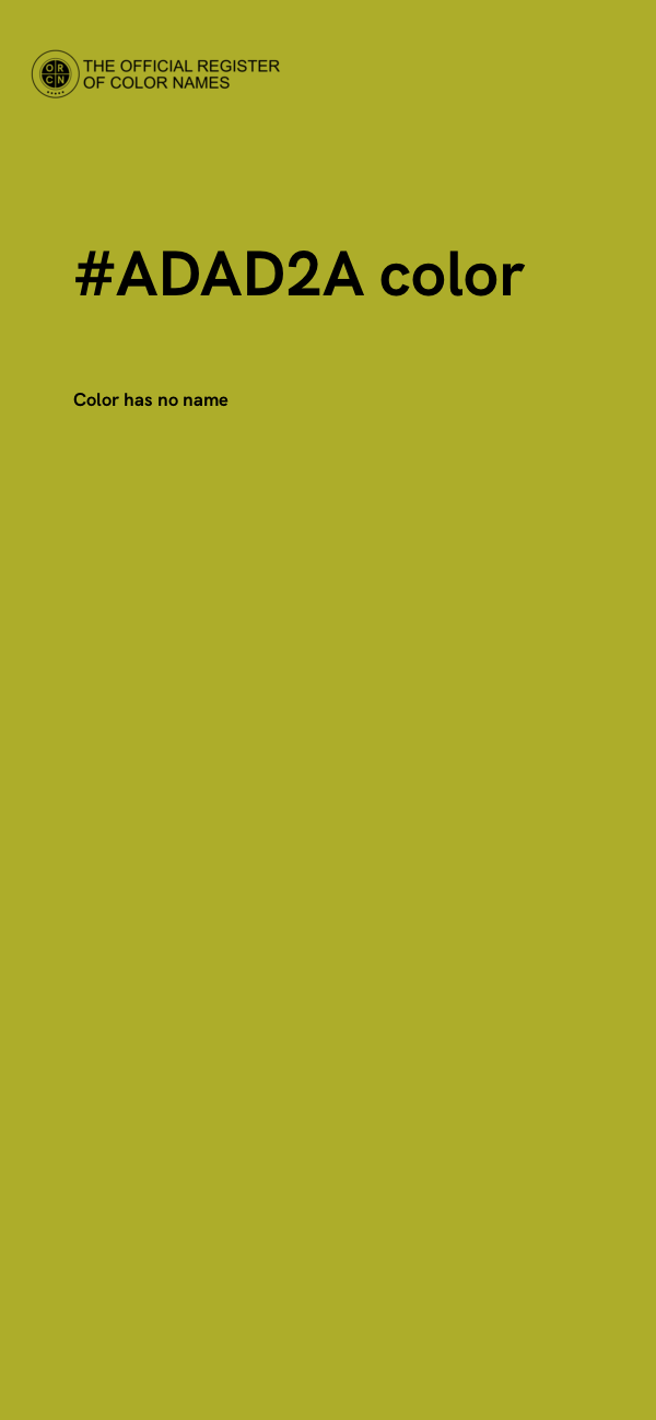#ADAD2A color image