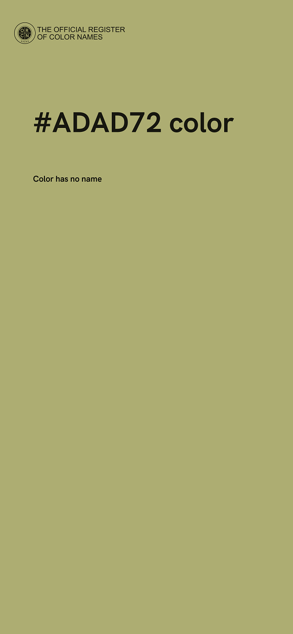 #ADAD72 color image