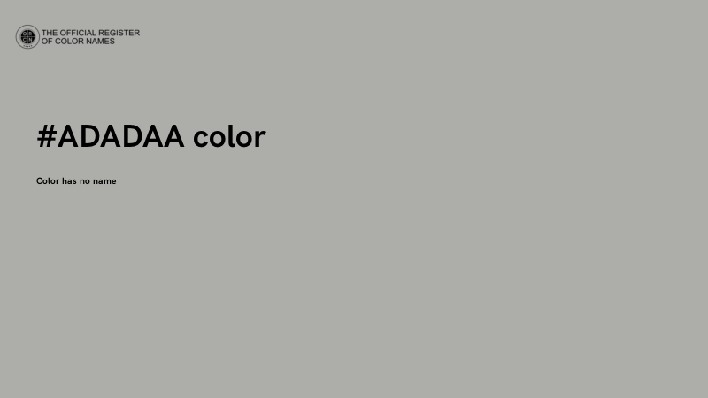 #ADADAA color image