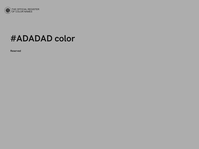 #ADADAD color image
