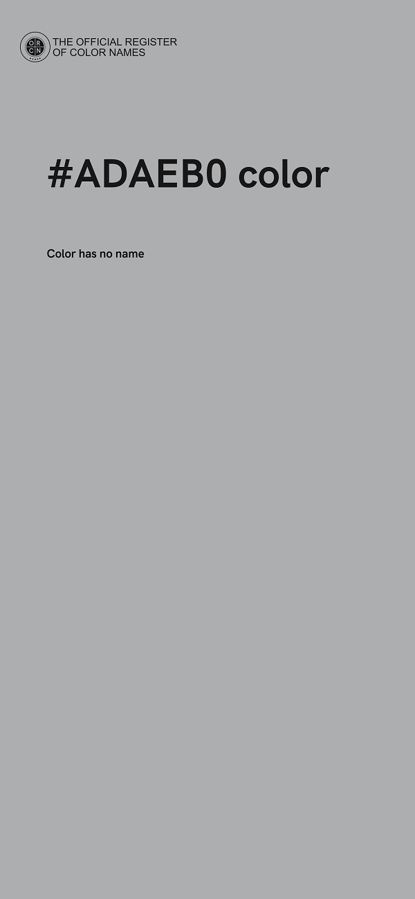#ADAEB0 color image
