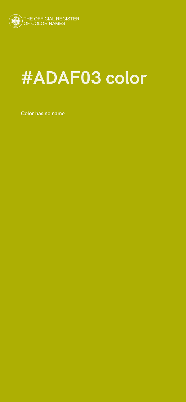 #ADAF03 color image