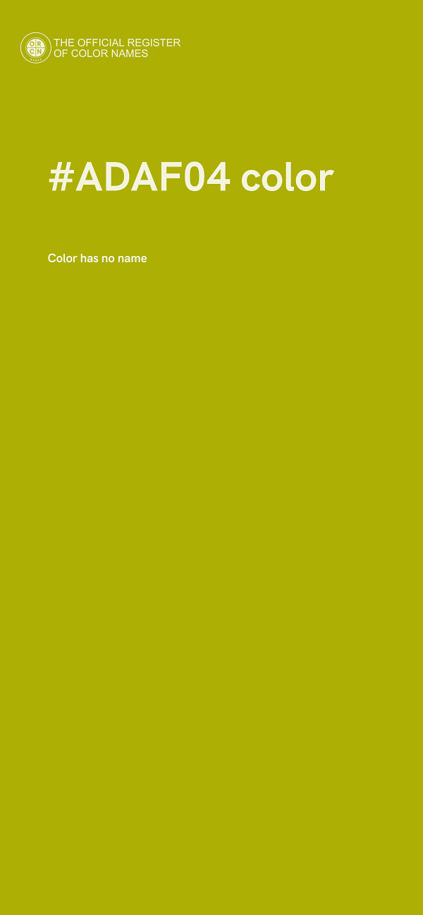#ADAF04 color image