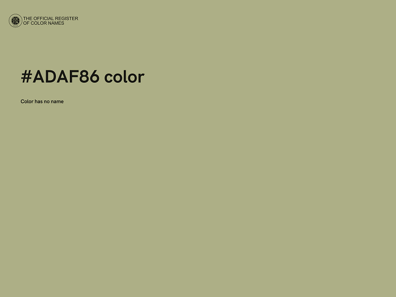 #ADAF86 color image
