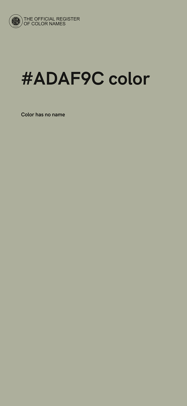 #ADAF9C color image