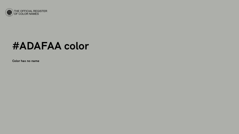 #ADAFAA color image