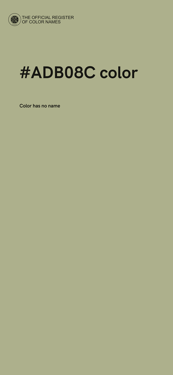 #ADB08C color image