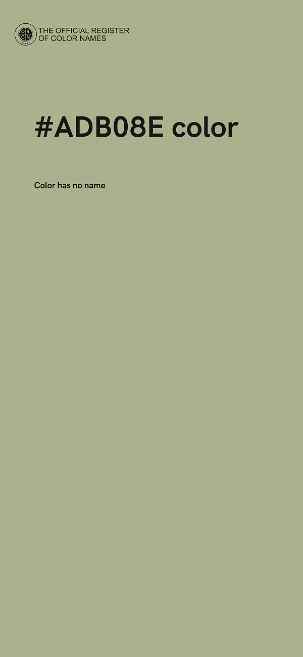 #ADB08E color image