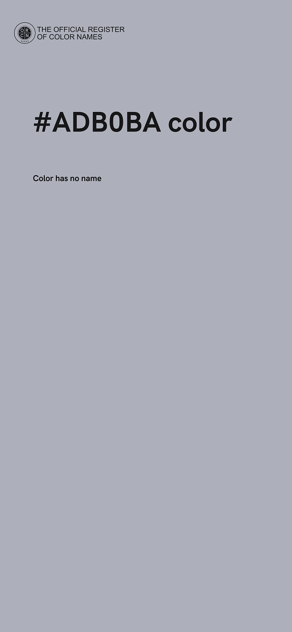 #ADB0BA color image