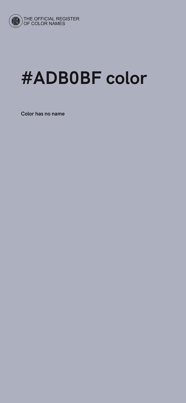 #ADB0BF color image