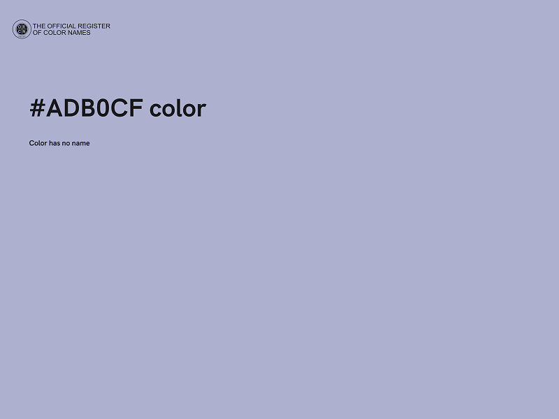 #ADB0CF color image