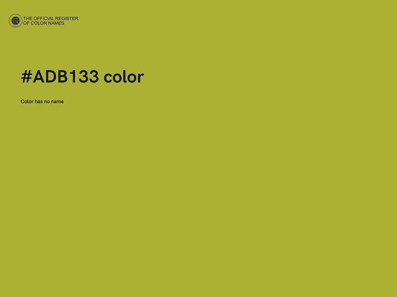 #ADB133 color image