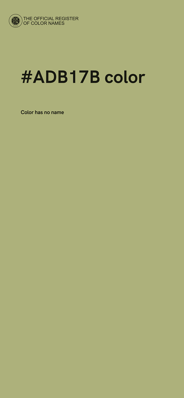 #ADB17B color image