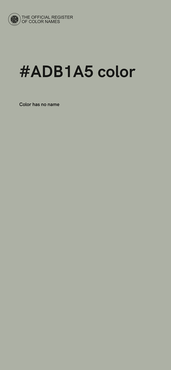 #ADB1A5 color image