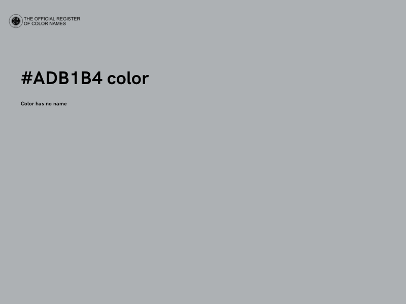 #ADB1B4 color image