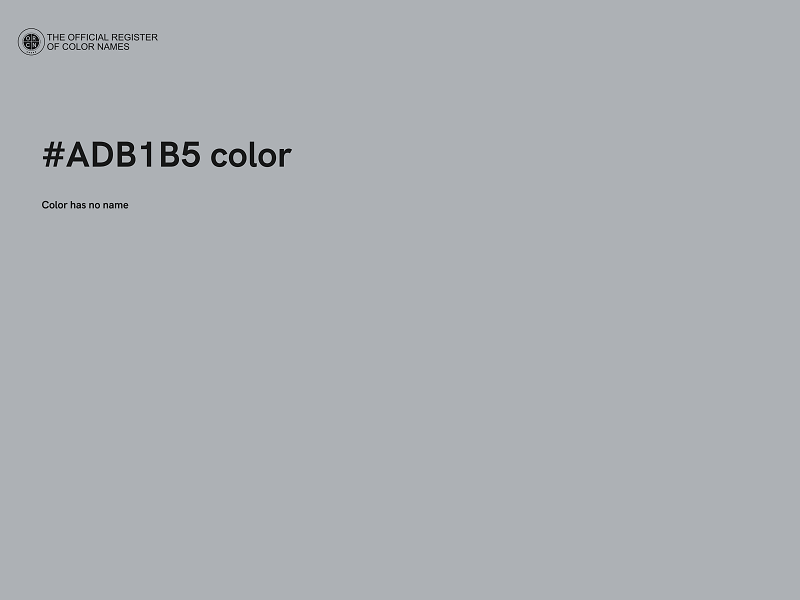 #ADB1B5 color image