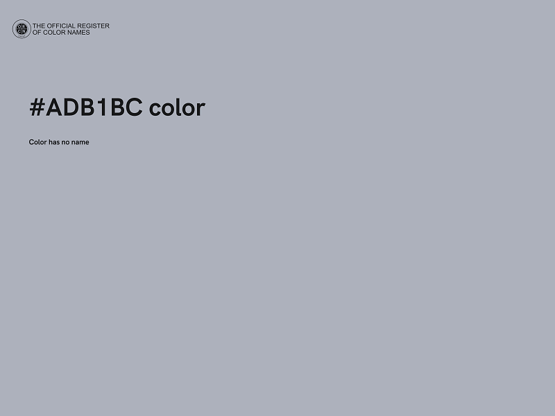 #ADB1BC color image