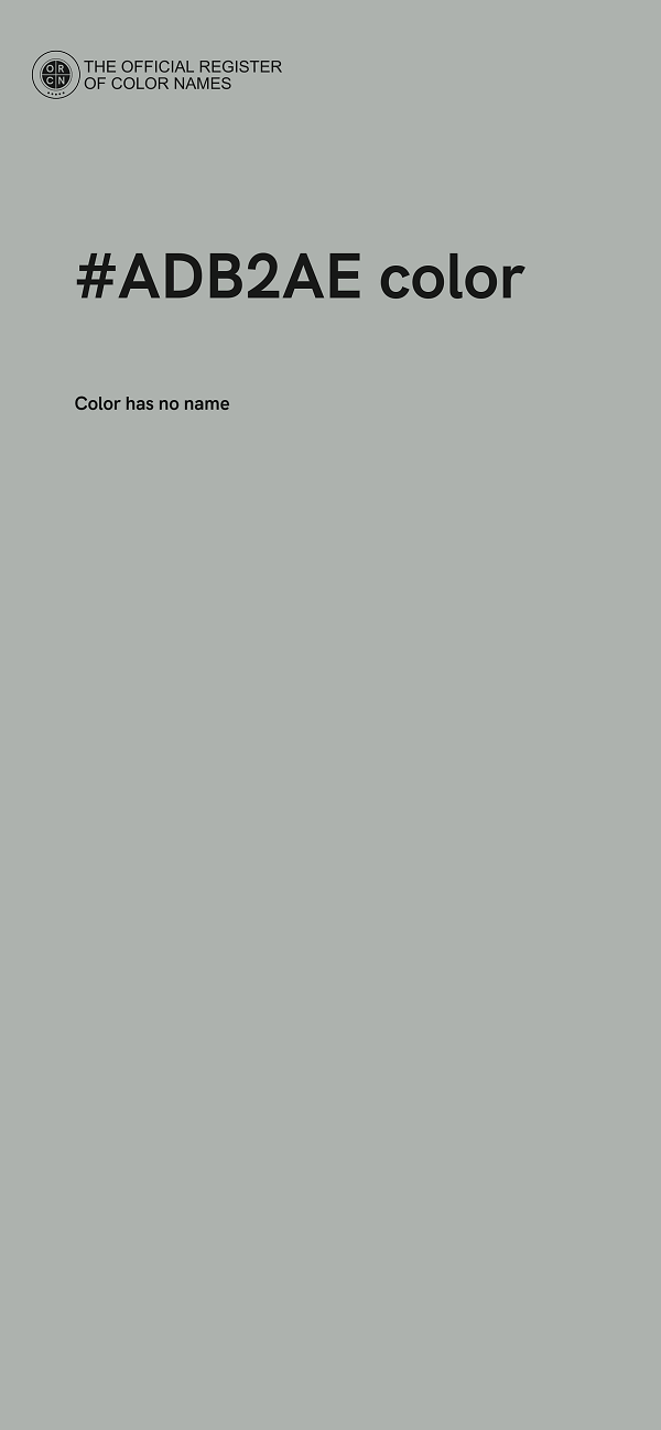 #ADB2AE color image