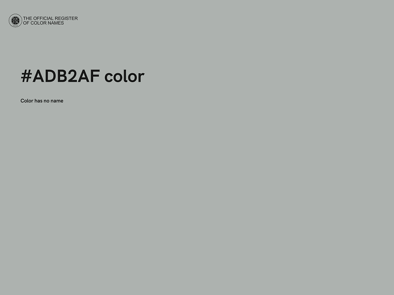 #ADB2AF color image