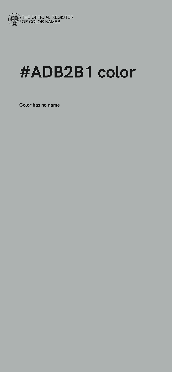 #ADB2B1 color image