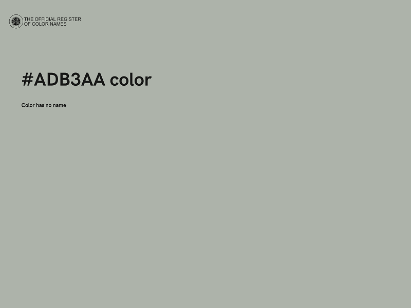 #ADB3AA color image