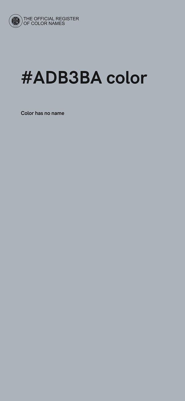 #ADB3BA color image