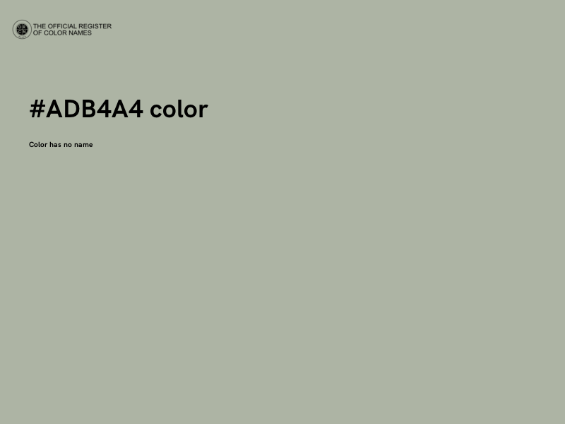 #ADB4A4 color image