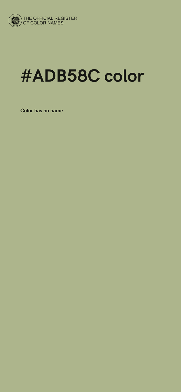 #ADB58C color image