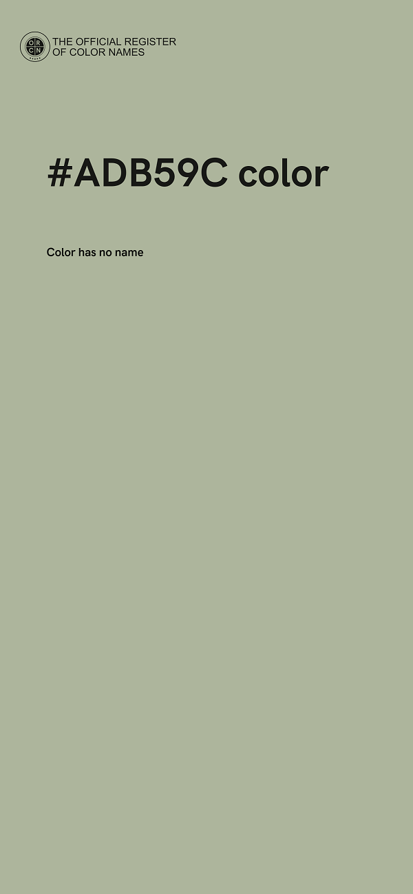 #ADB59C color image