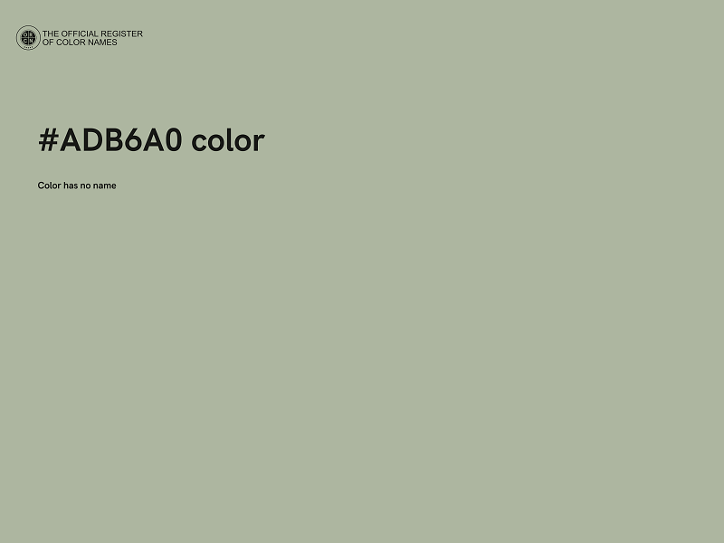 #ADB6A0 color image