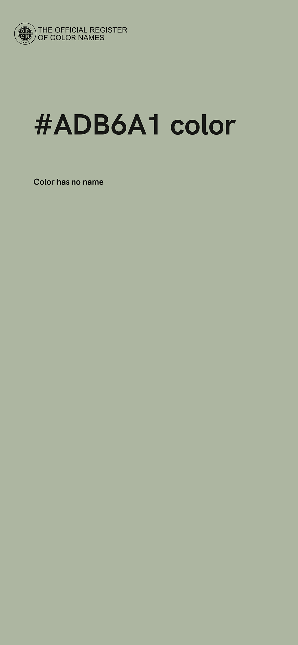 #ADB6A1 color image