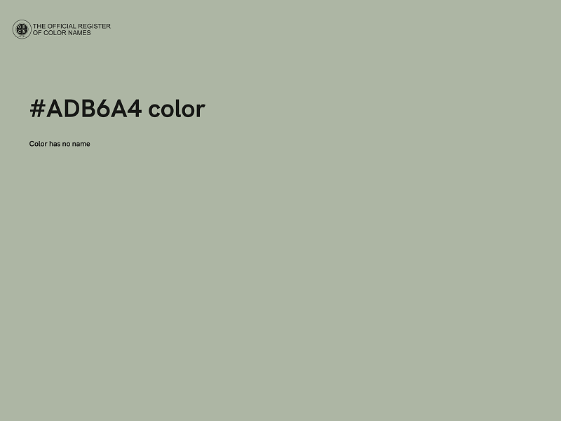 #ADB6A4 color image