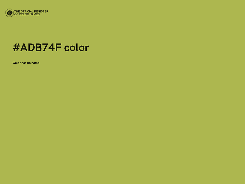 #ADB74F color image