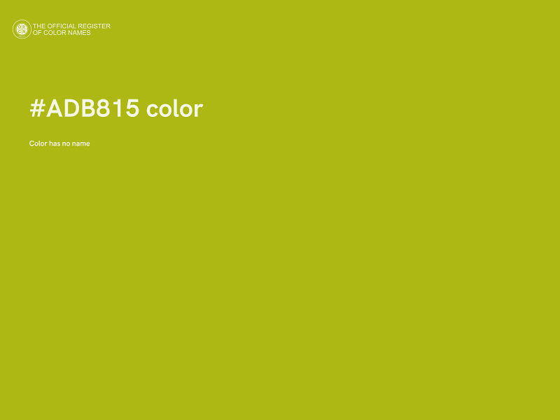 #ADB815 color image
