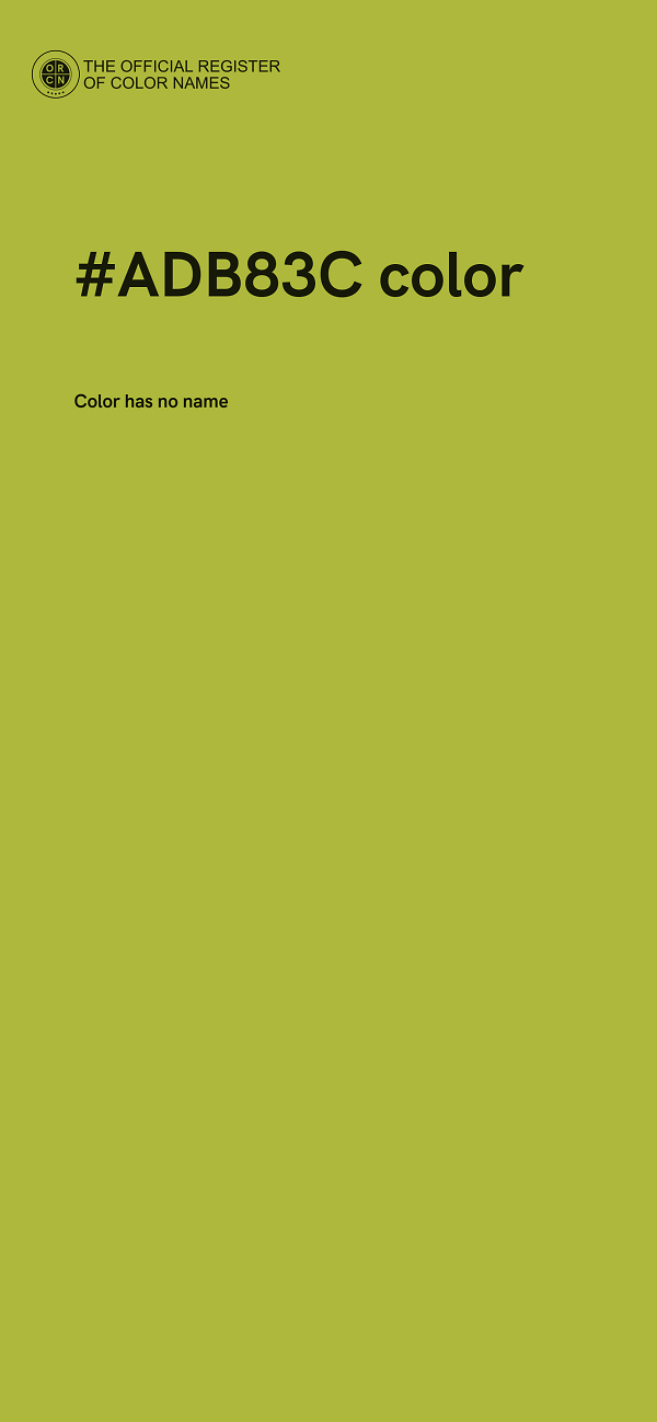 #ADB83C color image