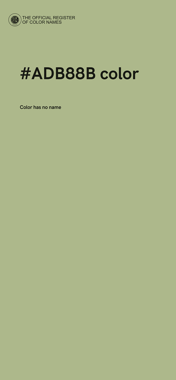 #ADB88B color image
