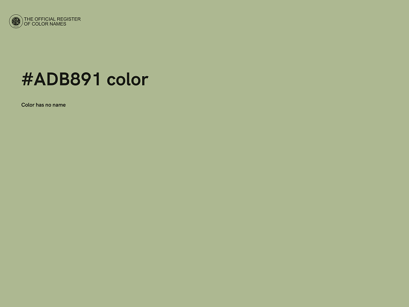 #ADB891 color image